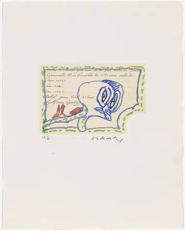 蚀刻版画 Alechinsky - Carta Canta 05