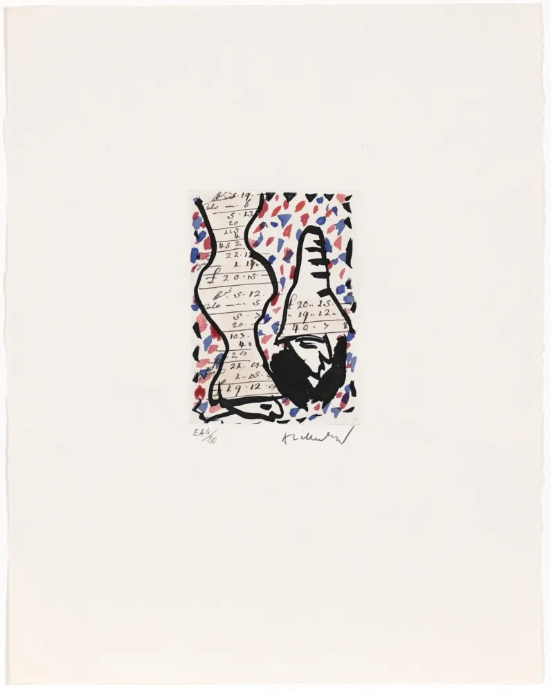 蚀刻版画 Alechinsky - Carta Canta 07