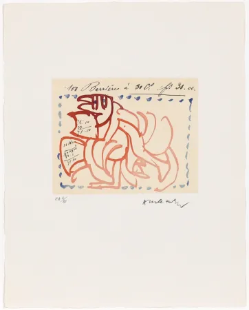 蚀刻版画 Alechinsky - Carta Canta 09