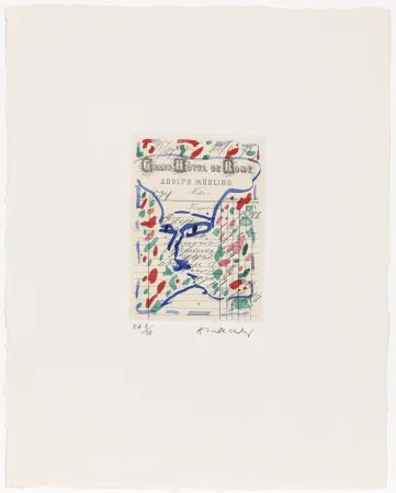 蚀刻版画 Alechinsky - Carta Canta 10