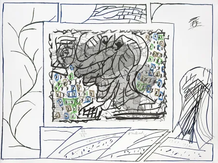 版画 Alechinsky - Carte mise à jour III