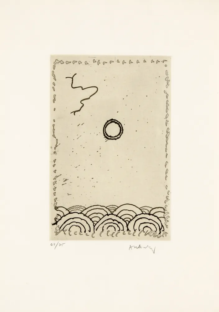 蚀刻飞尘法 Alechinsky - Cerclitude 01