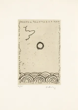 蚀刻飞尘法 Alechinsky - Cerclitude 01
