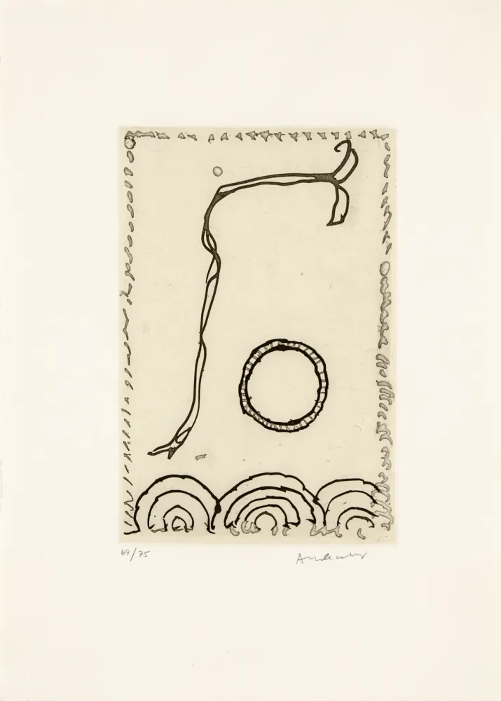 蚀刻飞尘法 Alechinsky - Cerclitude 03