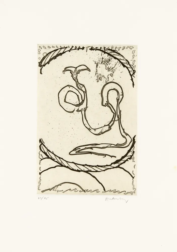 蚀刻飞尘法 Alechinsky - Cerclitude 09