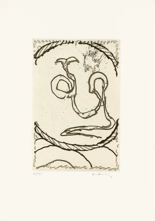 蚀刻飞尘法 Alechinsky - Cerclitude 09