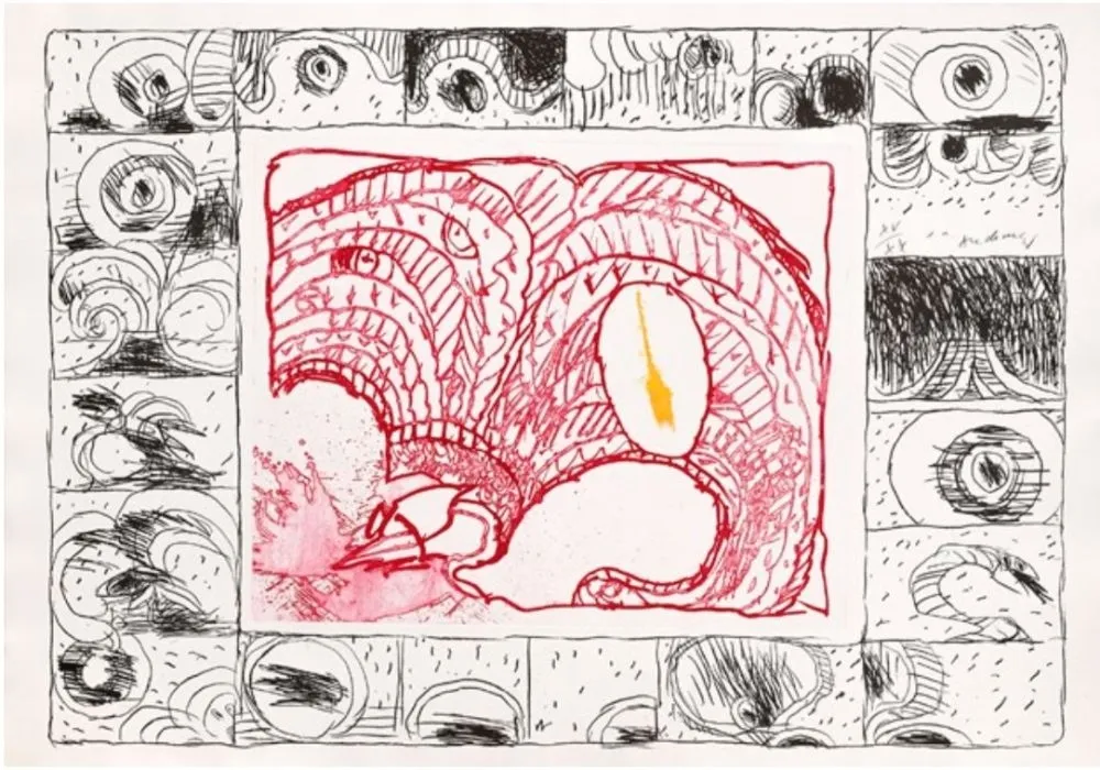 版画 Alechinsky - Chapeau fort