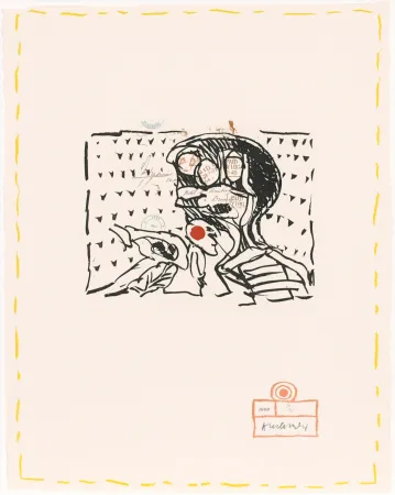 蚀刻版画 Alechinsky - Chaque matin 10