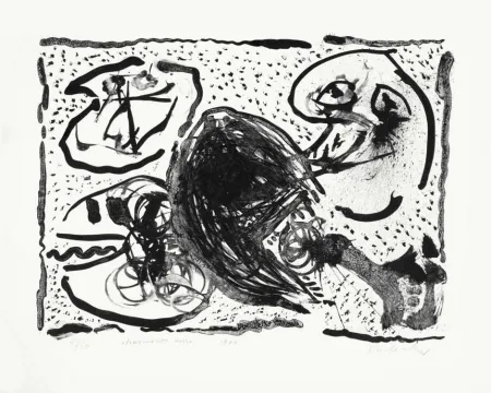 石版画 Alechinsky - Charmante soirée