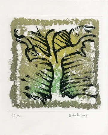 蚀刻飞尘法 Alechinsky - Choses rapportées du Japon