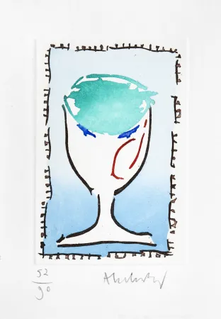 版画 Alechinsky - Cigüe