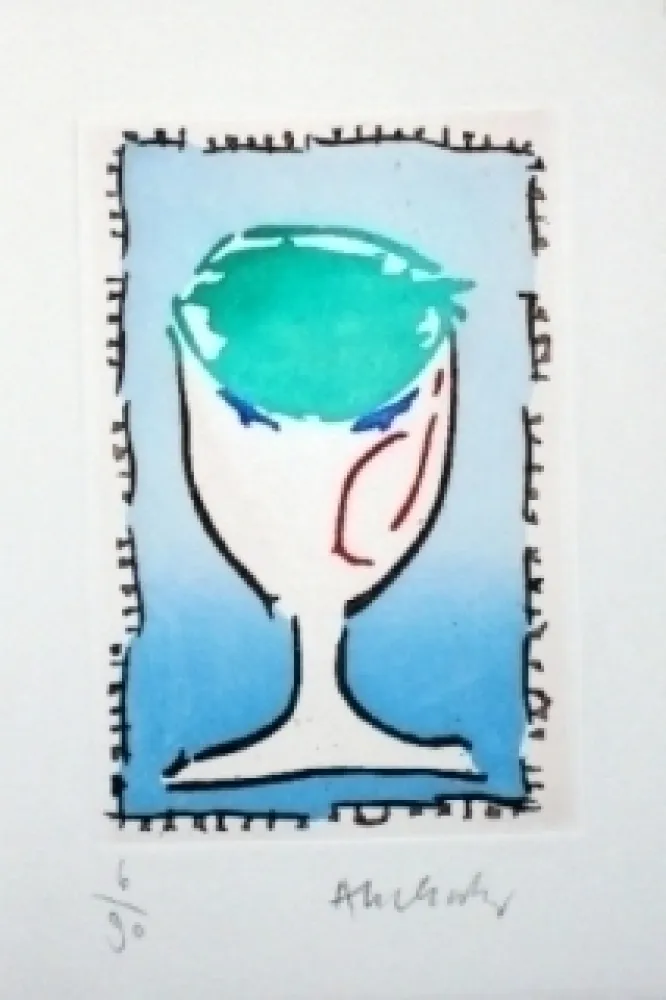 蚀刻飞尘法 Alechinsky - Cigue