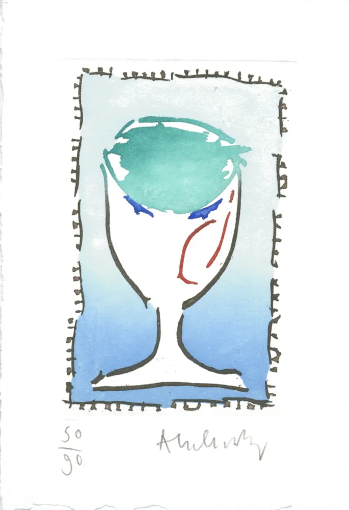 版画 Alechinsky - Cigüe