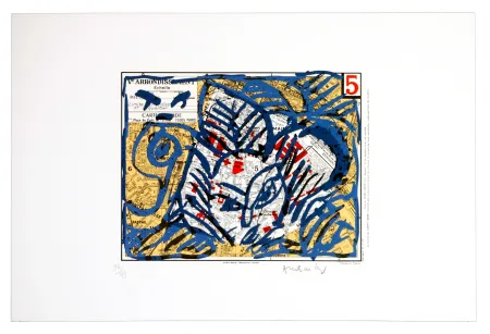 石版画 Alechinsky - Cinquième arrondissement (Paris)