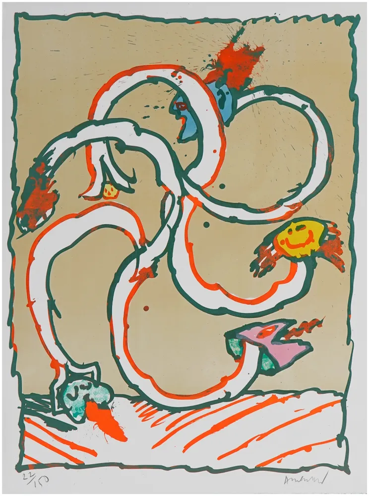 石版画 Alechinsky - Cobroue