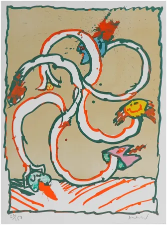 石版画 Alechinsky - Cobroue