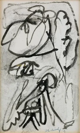 无技术 Alechinsky - Composition