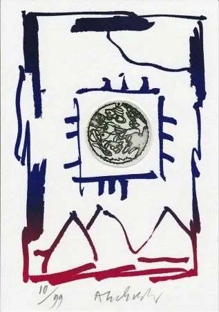 版画 Alechinsky - Composition