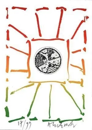 版画 Alechinsky - Composition