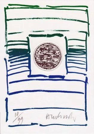 版画 Alechinsky - Composition