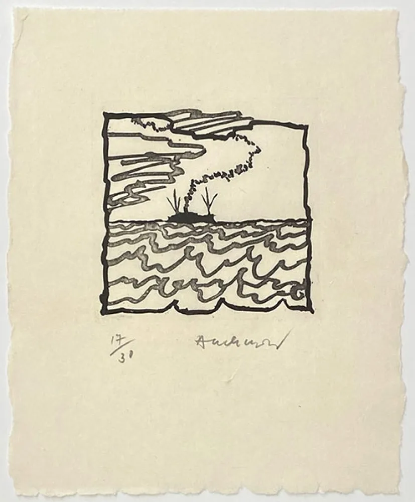 版画 Alechinsky - Composition