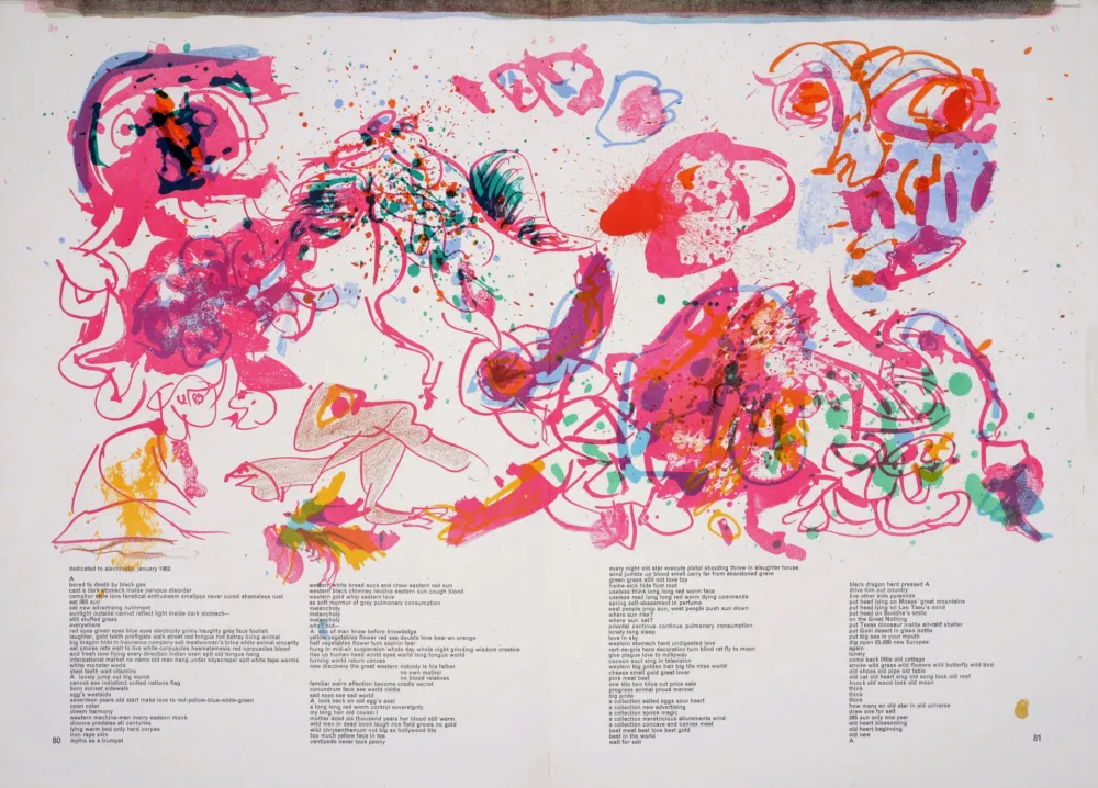 石版画 Alechinsky - Composition - One Cent life, 1964