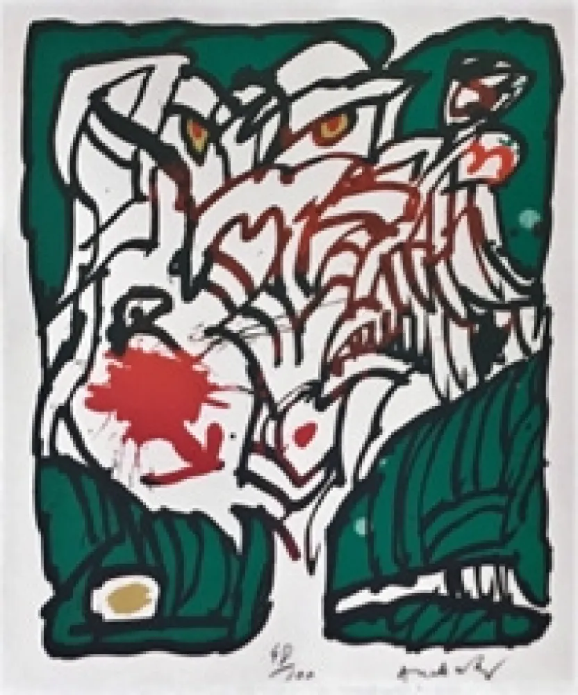 石版画 Alechinsky - Connu  non 