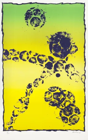 石版画 Alechinsky - Copa del mundo de futbol 