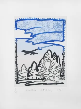 版画 Alechinsky - Cordillière