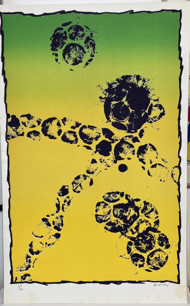 丝网印刷 Alechinsky - Coupe du monde de Football, 1982