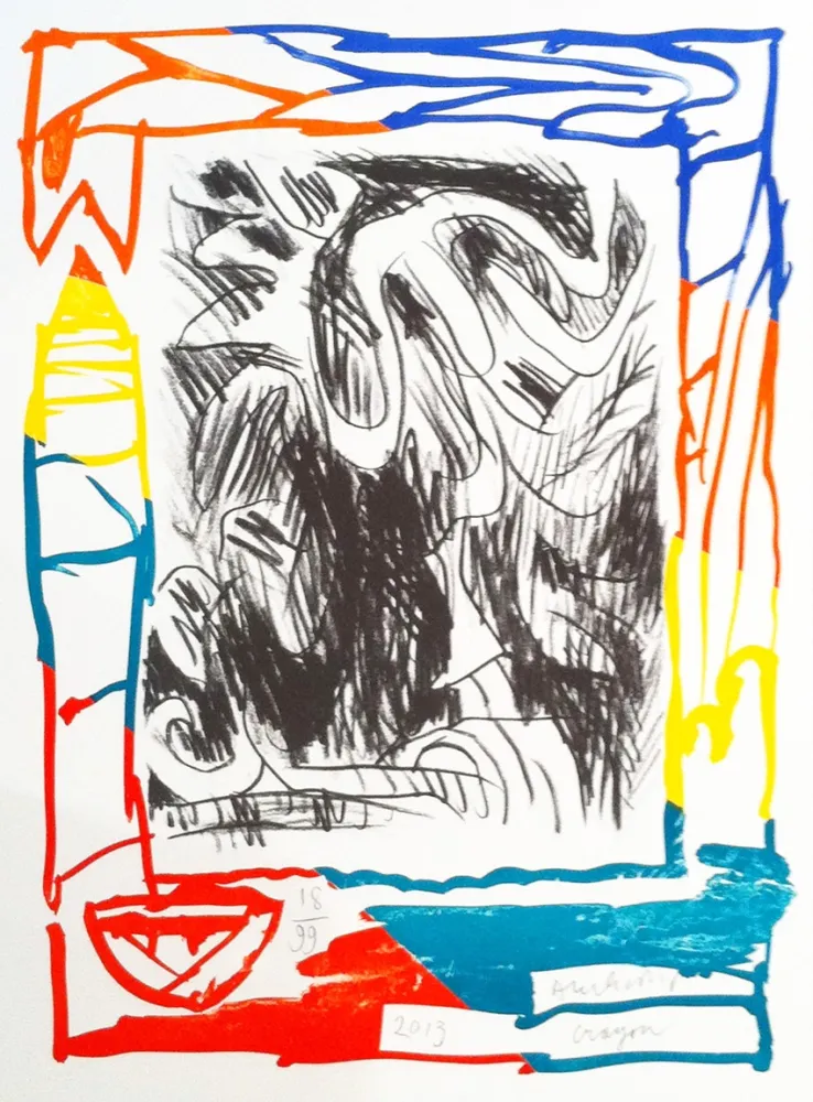 石版画 Alechinsky - Crayon 