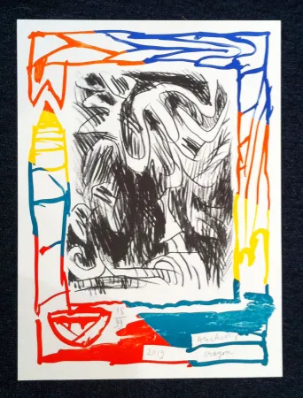 石版画 Alechinsky - Crayon 