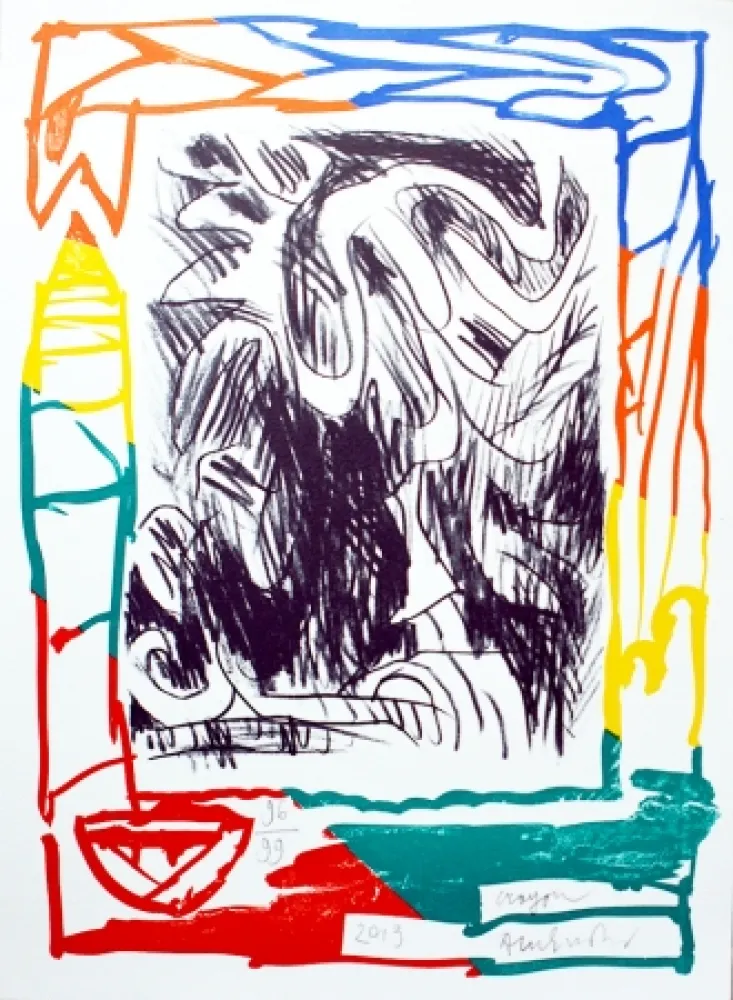 石版画 Alechinsky - Crayon