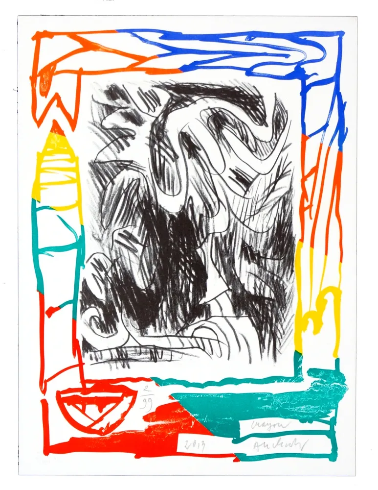 石版画 Alechinsky - Crayon