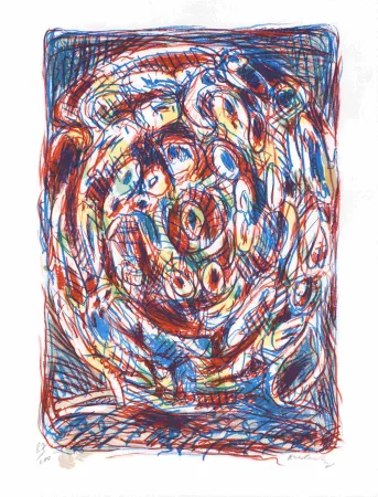 石版画 Alechinsky - Crayonnement 