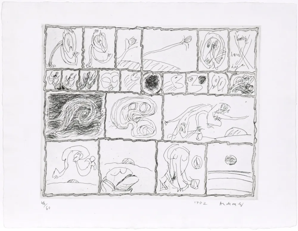 蚀刻版画 Alechinsky - Cuivre barré déjà