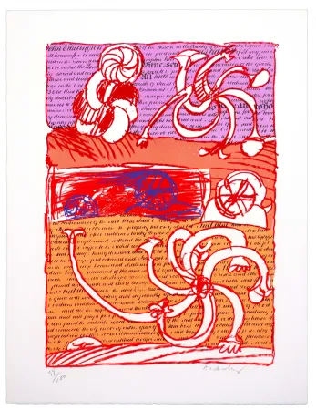 石版画 Alechinsky - Cursive