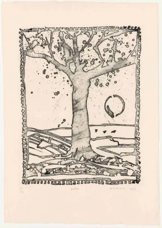 蚀刻版画 Alechinsky - Delta