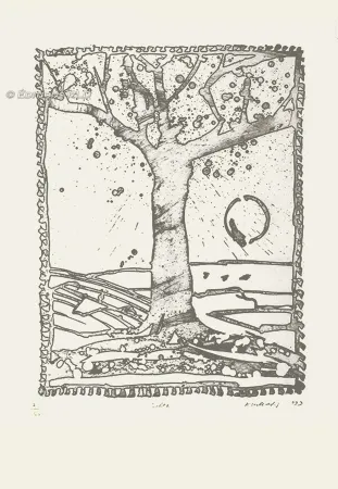 蚀刻版画 Alechinsky - Delta