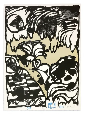 石版画 Alechinsky - Deux