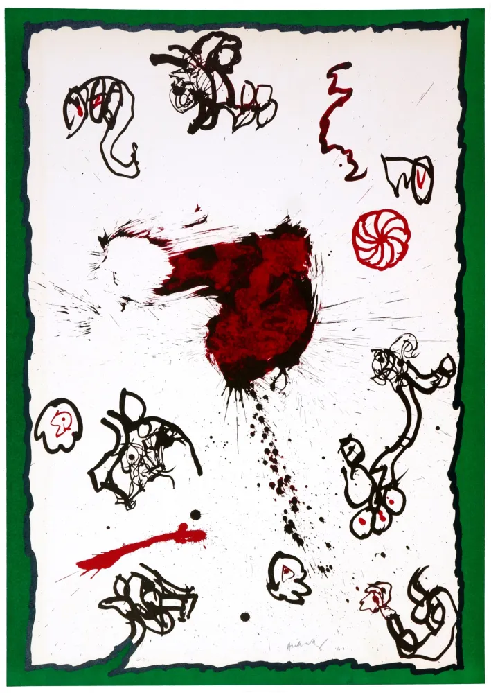 石版画 Alechinsky - Deuxième