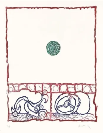 版画 Alechinsky - Dévidoirs