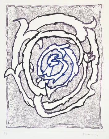 蚀刻版画 Alechinsky - Dévidoirs, Planche VII