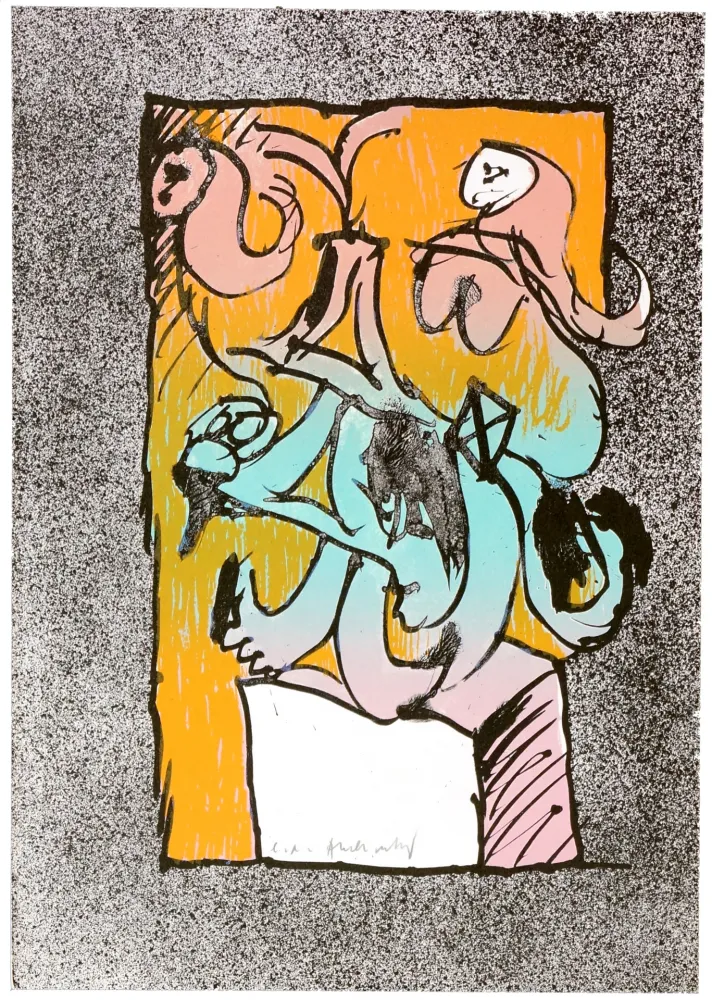 石版画 Alechinsky - Digitale