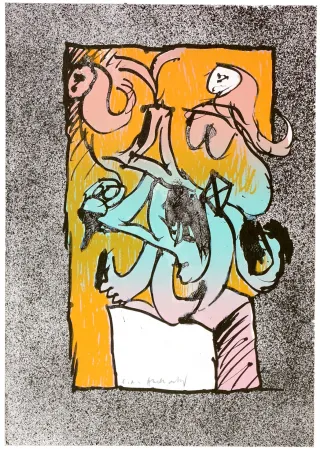 石版画 Alechinsky - Digitale