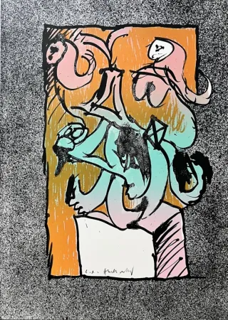 石版画 Alechinsky - Digitale