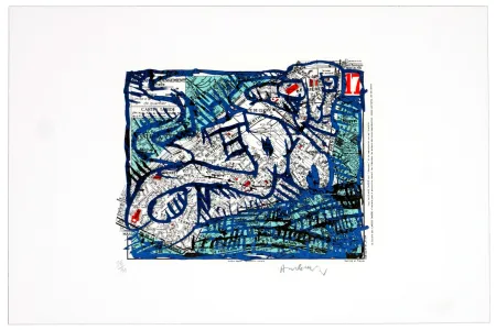 石版画 Alechinsky -  Dix-septième arrondissement (Paris)