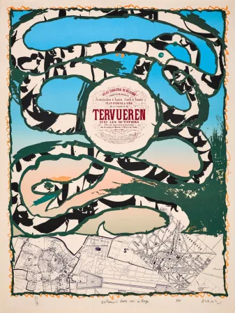 石版画 Alechinsky - Dotremont dans son village