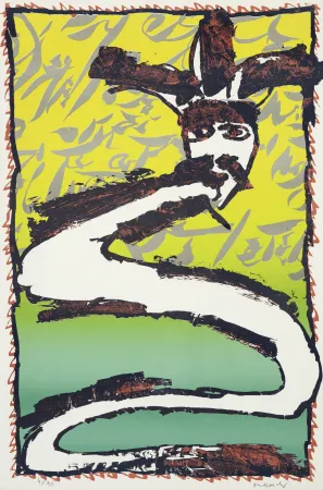 石版画 Alechinsky - Dotremont peintre de l'écriture