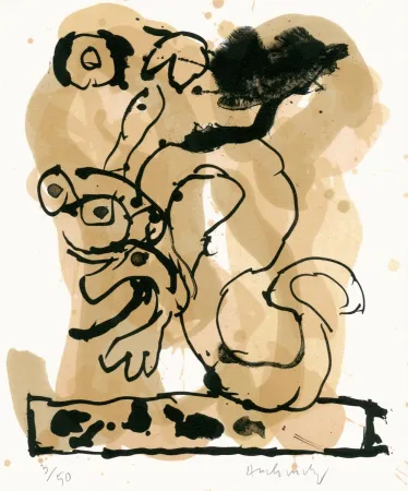 石版画 Alechinsky - Dragonnade